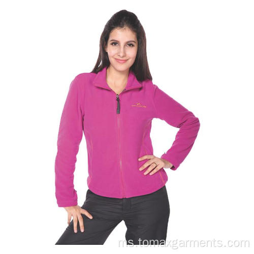 Wanita 100% poliester Fleece Jacket